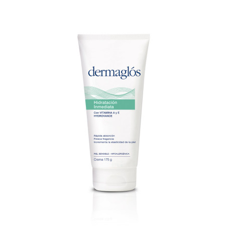 Dermaglos crema hidratación inmediata x 175 ml.