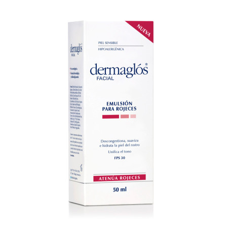 Dermaglos emulsión facial rojeces x 50 grs.