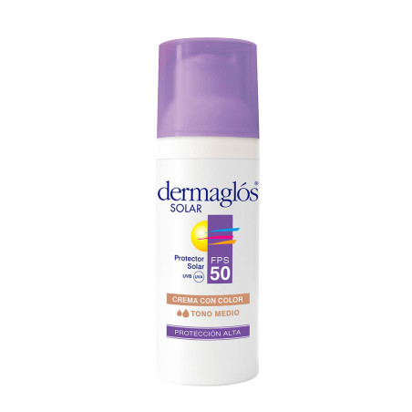 DERMAGLOS FPS50 Facial Dermo Tono Medio CR 50 GRS