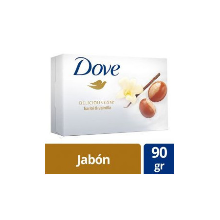 Dove jabón karite y vainilla x 90 grs.