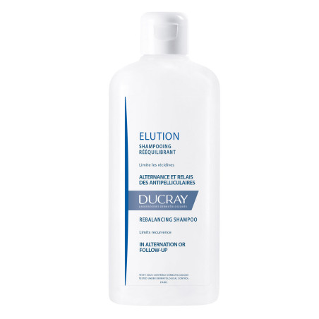 Ducray elution ng shampoo, hidrata, aporta suavidad a los cueros cabelludos irritados x 400 ml.