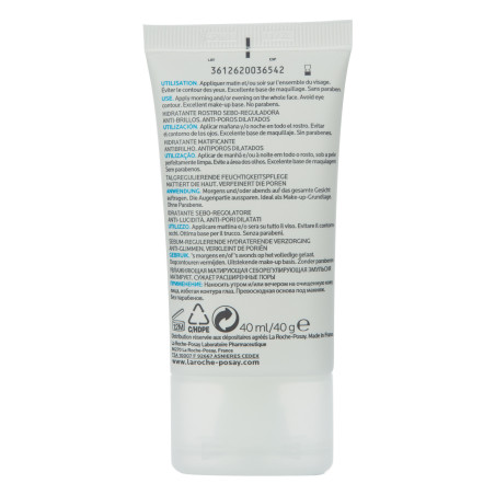 La Roche Posay effaclar mat crema hidratante y matificante para pieles grasas x 40 ml.
