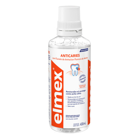 Elmex enjuague bucal anticaries x 400 ml.