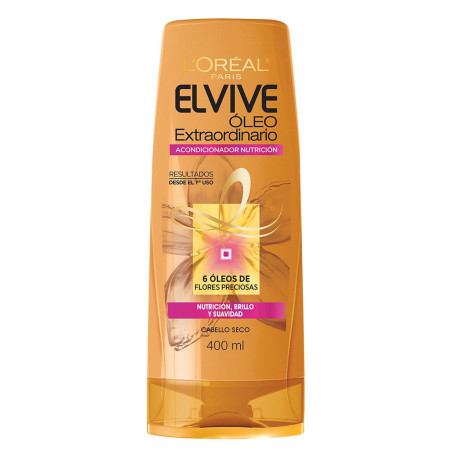 Elvive shampoo oleo extraordinario nutritivo x 400ml.
