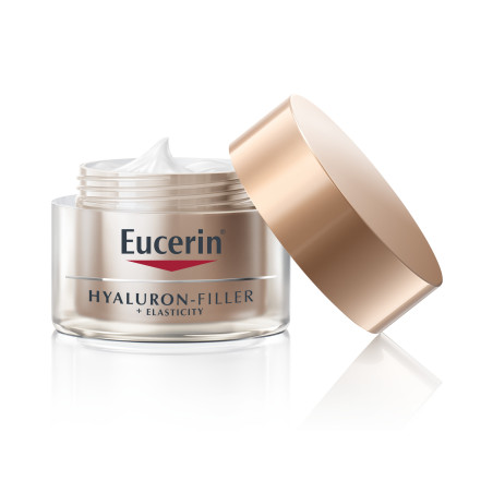 Eucerin Hyaluron-Filler + Elasticity crema antiedad y anti manchas de noche ahora con Thiamidol x 50 ml.