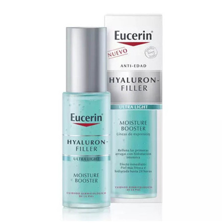 Eucerin hyaluron-filler + 3x effect hydrating booster, aumenta la hidratación por 24 hs, textura ultra ligera x 30 ml.