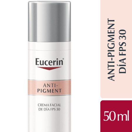 Eucerin Anti-Pigment crema de día con factor de protección 30 y thiamidol, reduce las manchas y previene su reaparición x 50 ml.