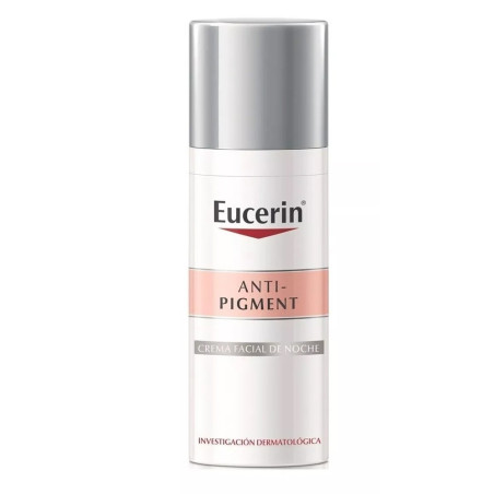 Eucerin Anti-Pigment crema de noche con thiamidol, reduce las manchas, previene su reaparición y regenera la piel x 50 ml.