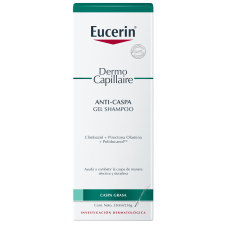 Eucerin shampoo gel anticaspa x 250 ml.