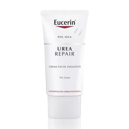 Eucerin urea 5% crema hidratante facial para pieles secas x 50 grs.