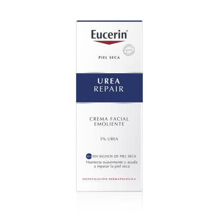 Eucerin urea 5% crema hidratante facial para pieles secas x 50 grs.
