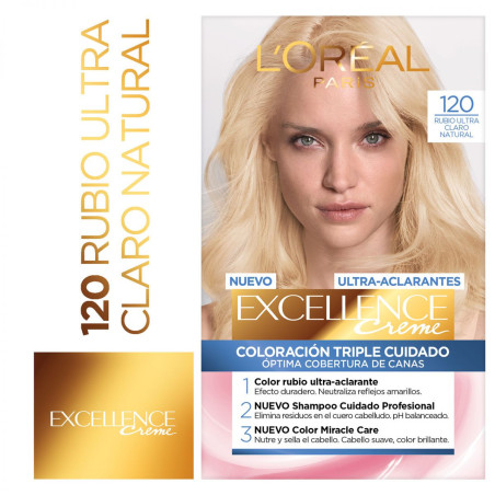 Excellence colágeno coloracioón para el cabello n 120 ultra rubio