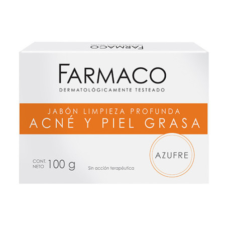 Farmaco jabón azufre x 100 grs.