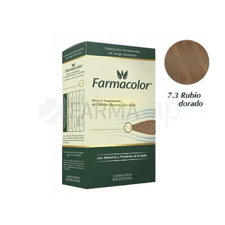 Farmacolor kit 7.3 rubio dorado.