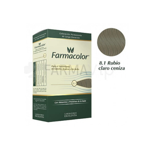 Farmacolor kit 8.1 rubio claro.
