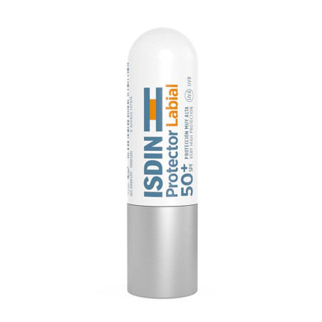 Isdin fotoprotector labial factor 50, protege, alivia y repara los labios resecos, agrietados y maltratados.