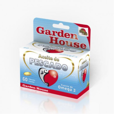 Garden house aceite de pescado x 30 cápsulas.