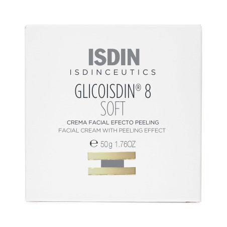 Isdin glicoisdin crema antiedad, ácido glicólico al 8%, ayuda a disminuir las arrugas y líneas de expresión x 50 ml.