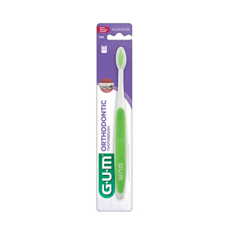 Gum cepillo dental 124 para ortodoncia 