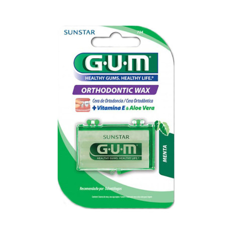 Gum cera ortodoncia menta x 5 unidades