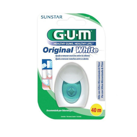 Gum hilo dental 2040 blanqueador 