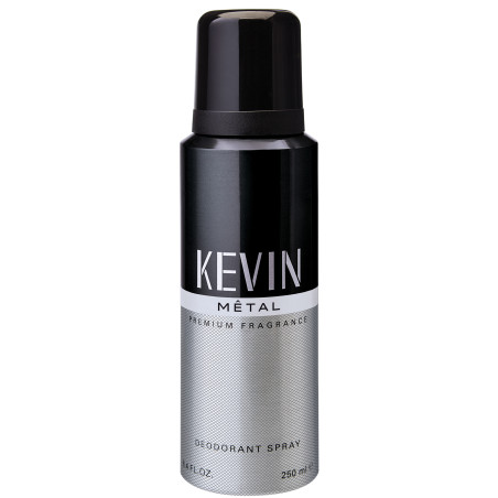 Kevin metal desodorante aerosol hombre x 250 ml.