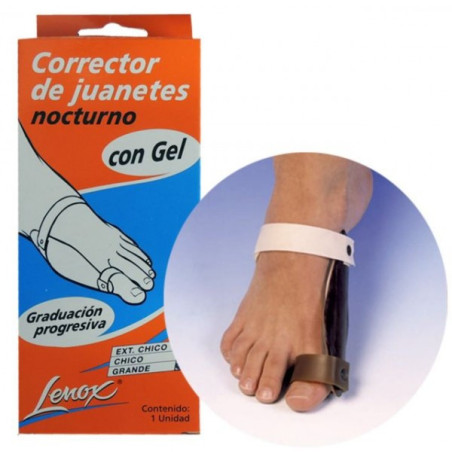 Lenox corrector juanete noche chico x 1 unidad.