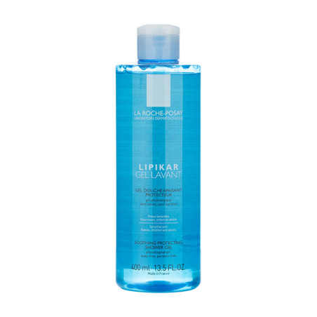La roche posay lipikar gel lavant, limpieza en la ducha x 400 ml.