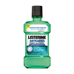 Listerine enjuague bucal zero anticaries x 250 ml.