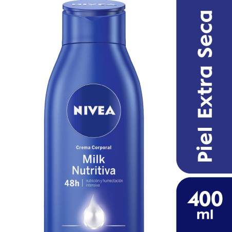 Nivea body crema hidratante corporal para piel extra seca x 400 ml.