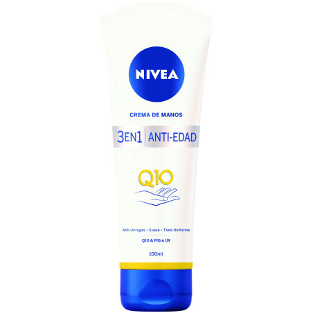 Nivea crema manos q10 hidratante antiedad x 100 ml.