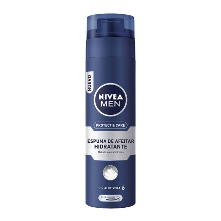 Nivea men espuma de afeitar hidratante x 200 ml.