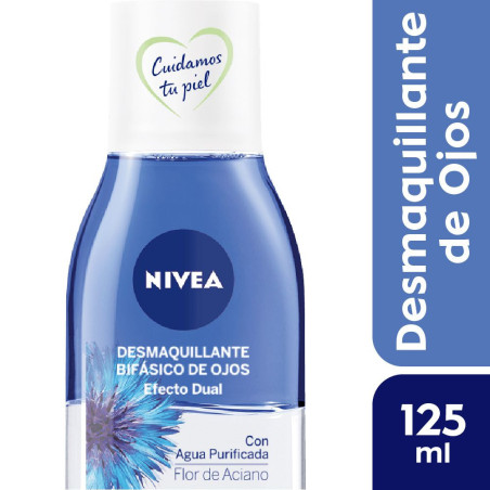 Nivea visage demaquillante limpiador bifásico x 125 ml.