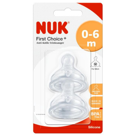 NUK FC TET SILIC T.1 FLUJ MX2