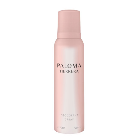Paloma herrera desodorante aerosol, fragancia floral, frutada, rosas, azahares, violetas, jazmin, cedro, sándalo, etc x 123ml.