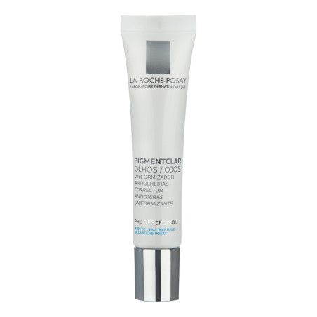 La roche posay pigmenclar ojos, ayuda a reducir el aspecto de las ojeras cafés y azules y restaura la luminosidad x 15 ml.