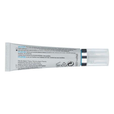 La roche posay redermic r ojos antiage para el envejecimiento causado por el sol, reduce las manchas de la piel x 15 ml.
