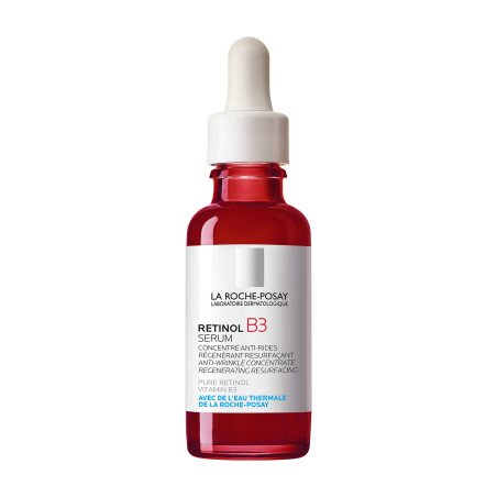 La roche posay retinol b3 serum, antiage trata arrugas profundas y tono irregular apto para pieles sensibles x 30 ml.