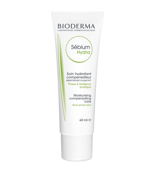 Bioderma sebium hydra crema coadjuvante hydratante para pieles con acné tratadas con isotretinoina o antibióticos x 40 ml.
