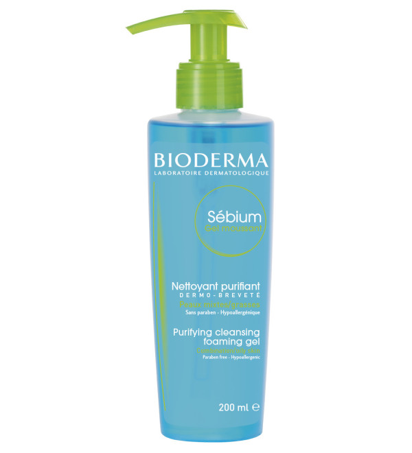 Bioderma sebium moussant gel tubo x 200 ml.
