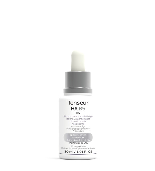 Cepage tenseur ha b5, rellena y repara arrugas y líneas de expresión, efecto lifting inmediato y duradero x 30 ml.